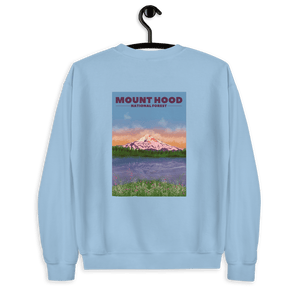 Mount Hood Back x Epic Adventure Prints Sweatshirt - The Alpine Apparel Co