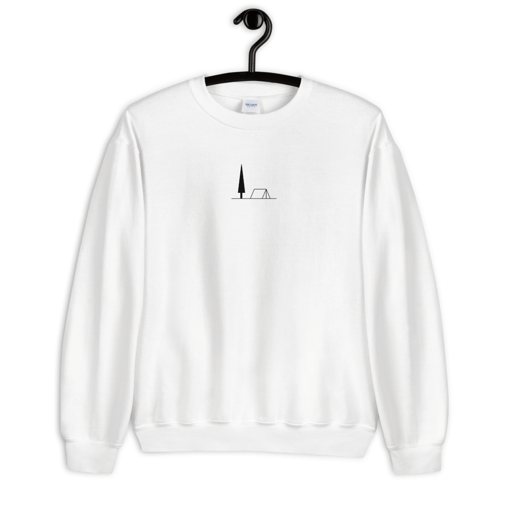 Tent and Tree Sweatshirt - The Alpine Apparel Co