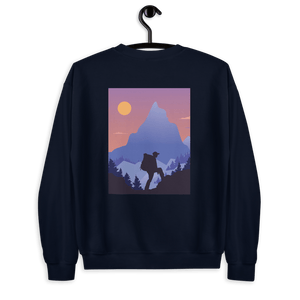 Hiking Back Sweatshirt - The Alpine Apparel Co