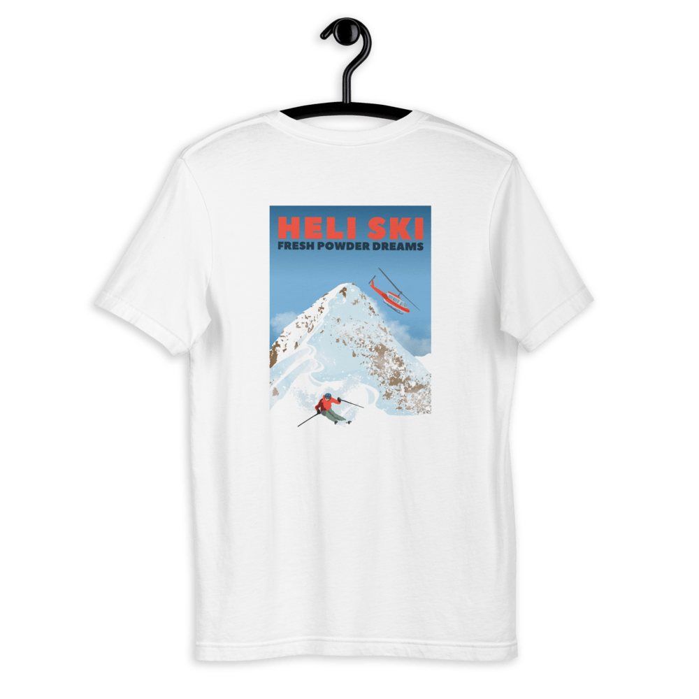 Heli Ski x Epic Adventure Prints T-Shirt - The Alpine Apparel Co