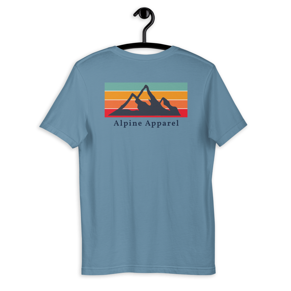 Retro Mountain Back T-Shirt - The Alpine Apparel Co