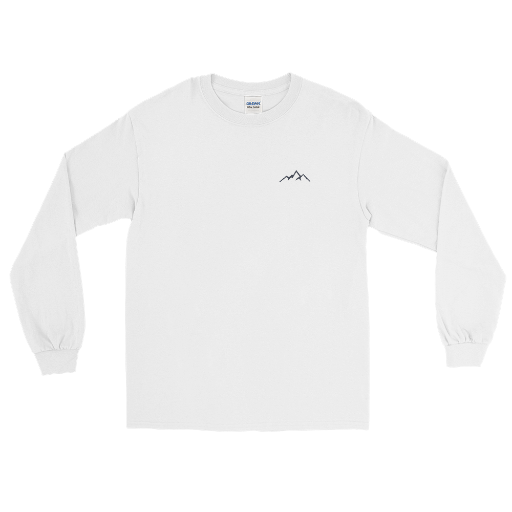 Simple Mountain Long Sleeve T-Shirt - The Alpine Apparel Co