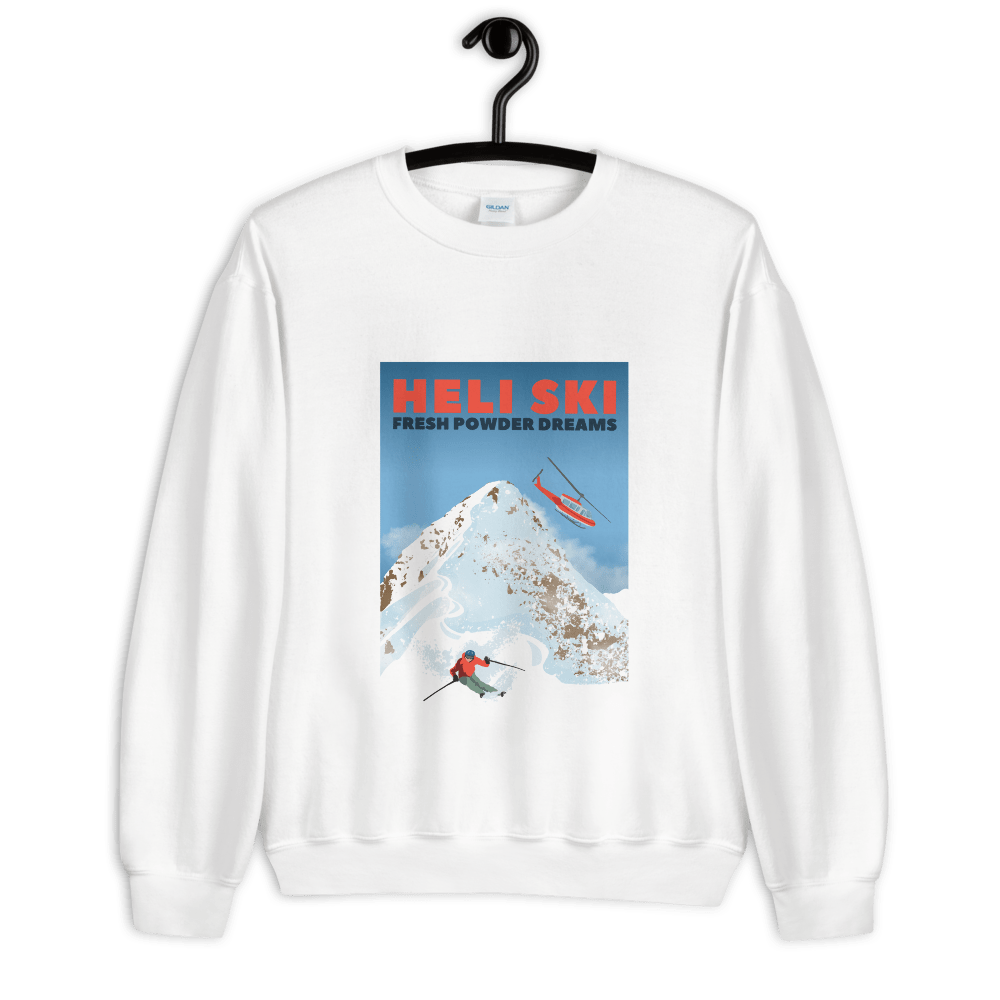 Heli Ski x Epic Adventure Prints Sweatshirt - The Alpine Apparel Co