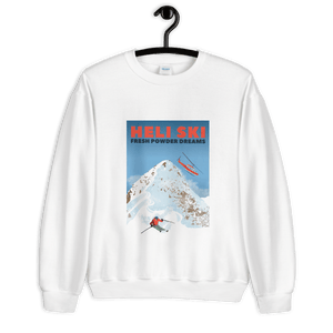 Heli Ski x Epic Adventure Prints Sweatshirt - The Alpine Apparel Co