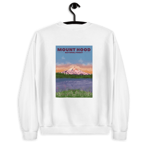 Mount Hood Back x Epic Adventure Prints Sweatshirt - The Alpine Apparel Co