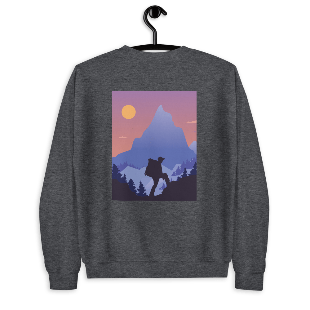 Hiking Back Sweatshirt - The Alpine Apparel Co