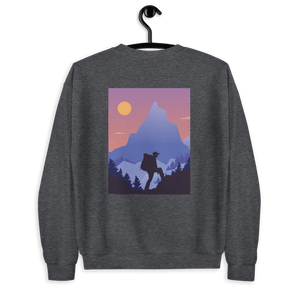 Hiking Back Sweatshirt - The Alpine Apparel Co