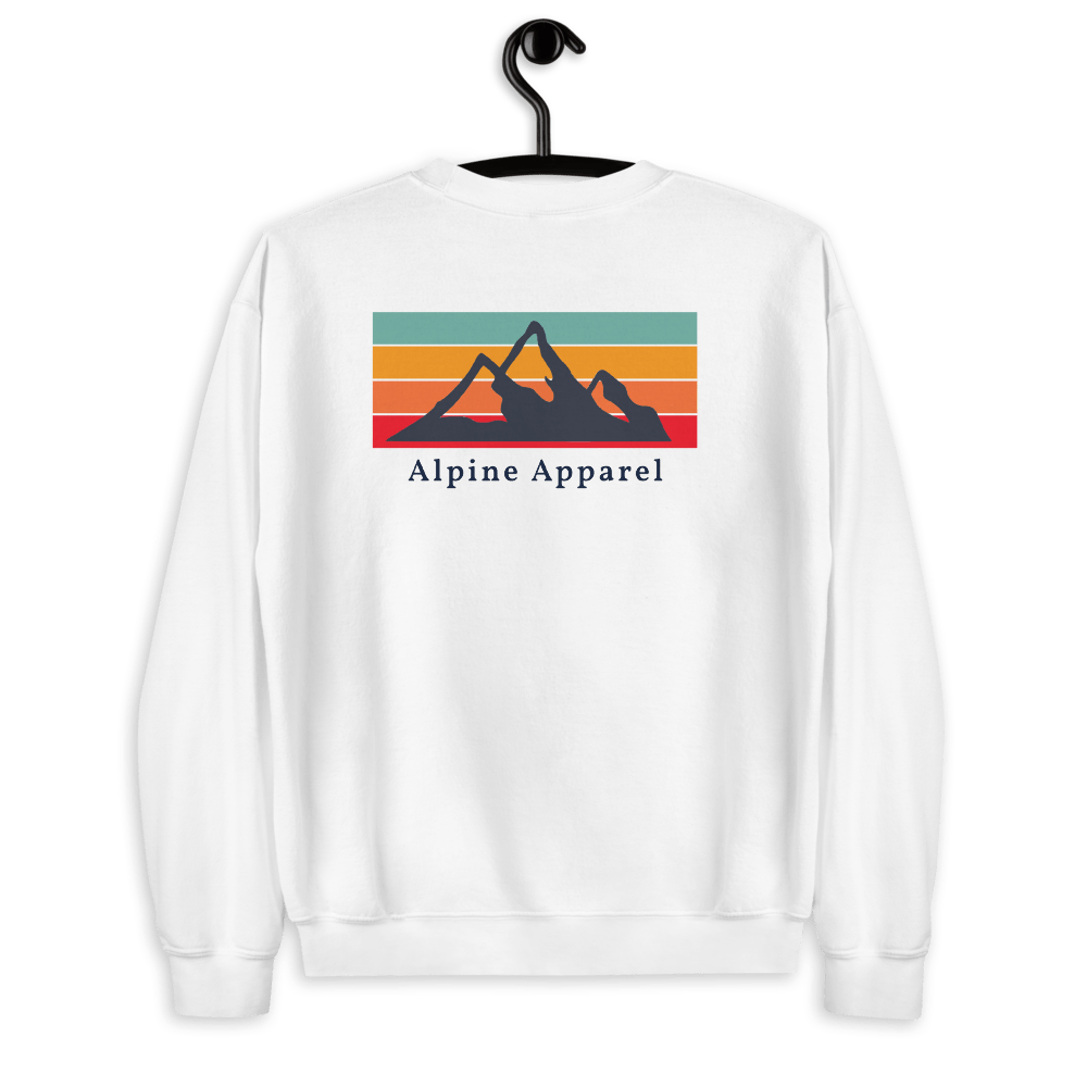 Retro Mountain Back Sweatshirt - The Alpine Apparel Co