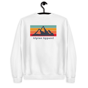 Retro Mountain Back Sweatshirt - The Alpine Apparel Co