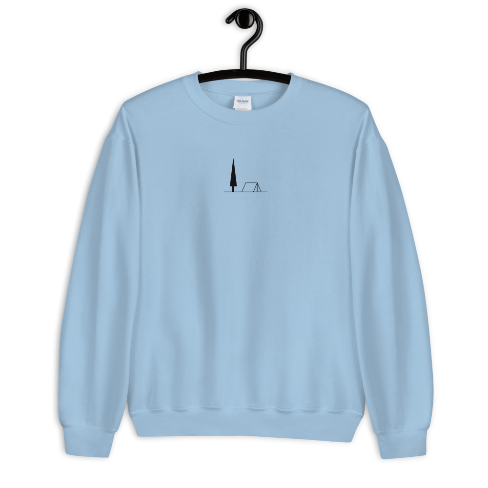 Tent and Tree Sweatshirt - The Alpine Apparel Co