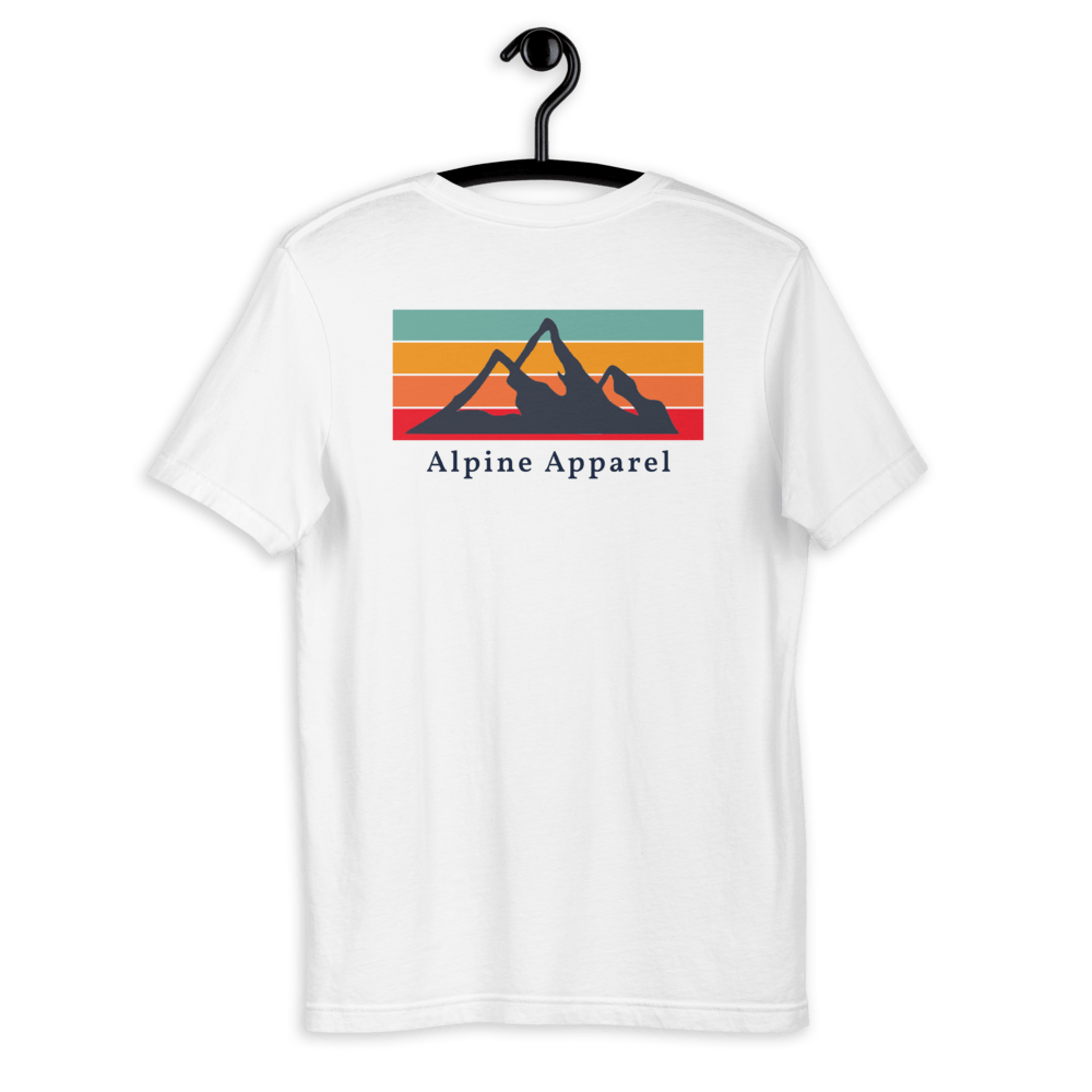 Retro Mountain Back T-Shirt - The Alpine Apparel Co