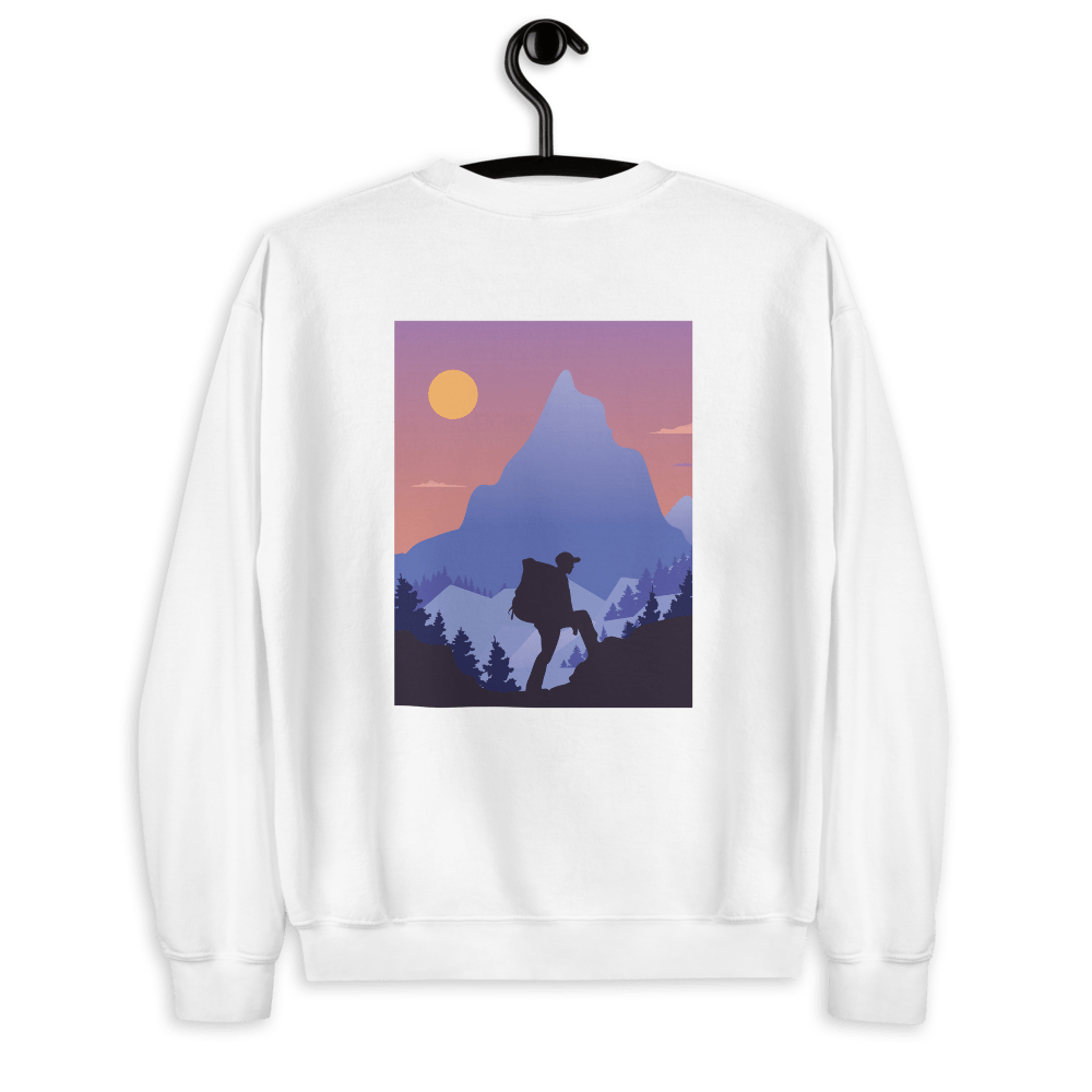 Hiking Back Sweatshirt - The Alpine Apparel Co