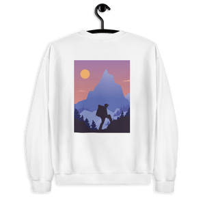Hiking Back Sweatshirt - The Alpine Apparel Co