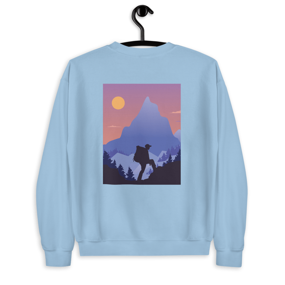 Hiking Back Sweatshirt - The Alpine Apparel Co
