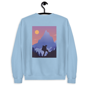Hiking Back Sweatshirt - The Alpine Apparel Co